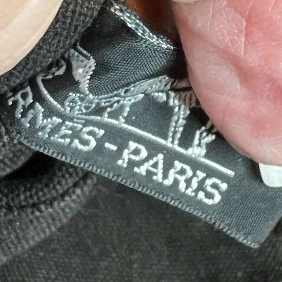 HERMES FOURRE TOUT MM VINTAGE TOTE BAG CANVAS BLACK - Picture 13 of 13